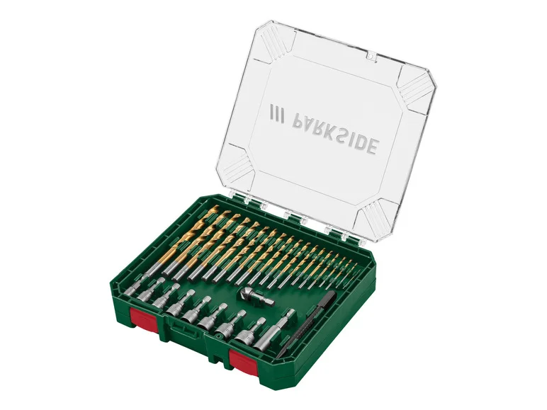 PARKSIDE® Jeu de forets et d'embouts. 75 pièces