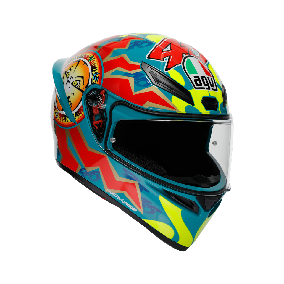 K1 S ROSSI MUGELLO 1999 - MOTORBIKE FULL FACE HELMET E2206