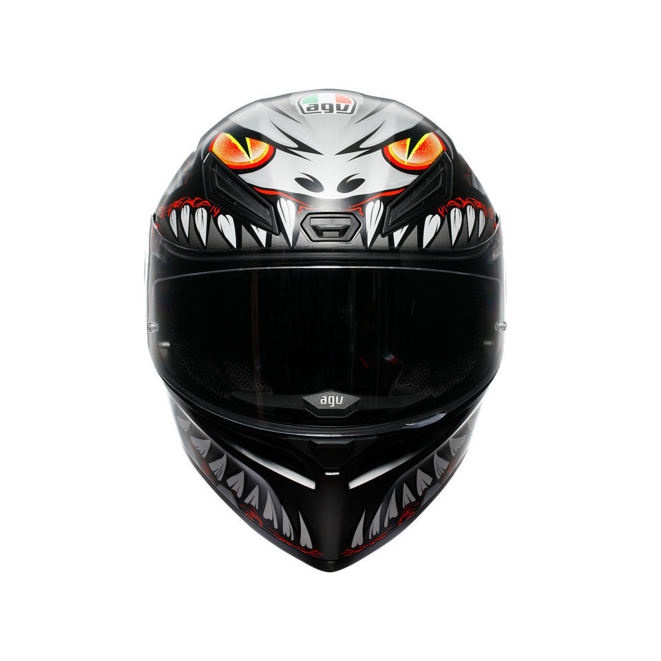 K1 S E2206 - LYZARD MATT BLACK/GREY/RED